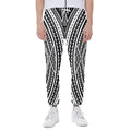Black And White Maori Tattoo Print Joggers