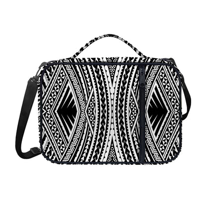 Black And White Maori Tattoo Print Shoulder Strap Bible Bag