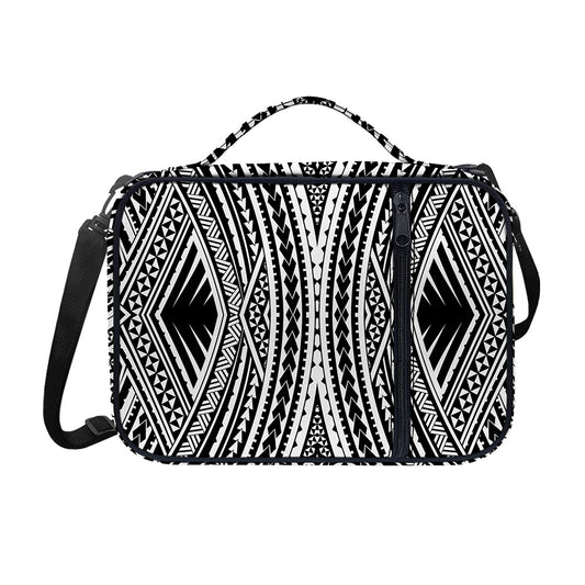 Black And White Maori Tattoo Print Shoulder Strap Bible Bag