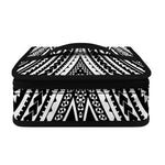 Black And White Maori Tattoo Print Small Lunch Bag