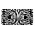 Black And White Maori Tattoo Print Towel