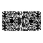 Black And White Maori Tattoo Print Towel