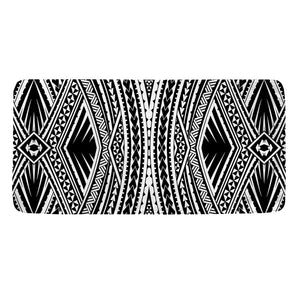 Black And White Maori Tattoo Print Towel