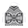 Black And White Maori Tribal Print Adjustable Apron