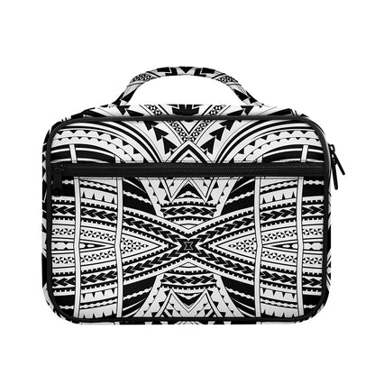 Black And White Maori Tribal Print Briefcase Bible Bag