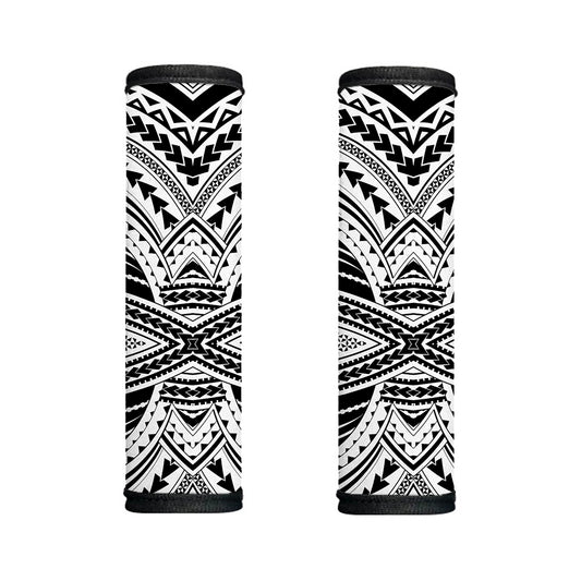 Black And White Maori Tribal Print Handle Covers