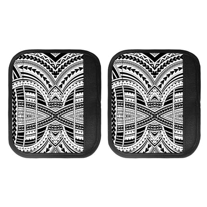 Black And White Maori Tribal Print Handle Covers