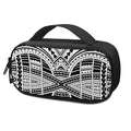 Black And White Maori Tribal Print Portable Cooler Travel Case