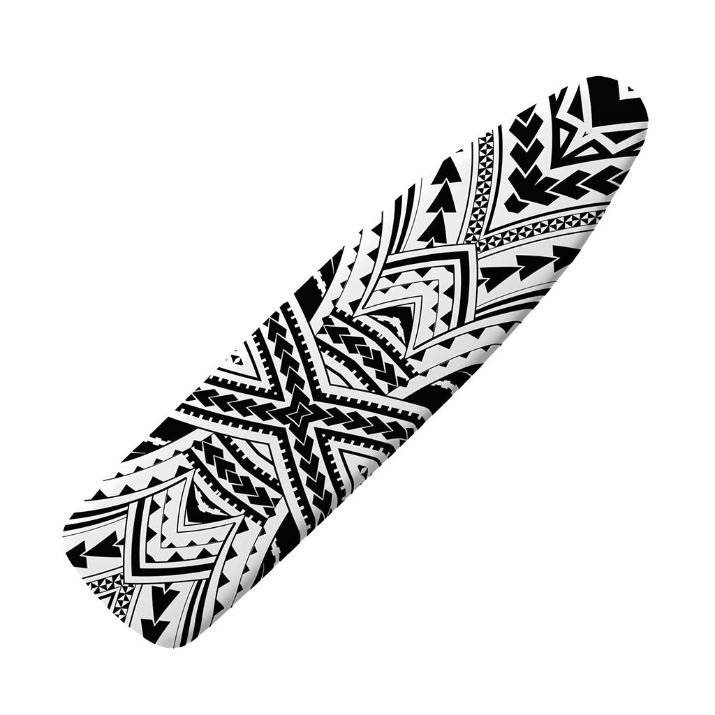 Black And White Maori Tribal Print Ironing Board Cover