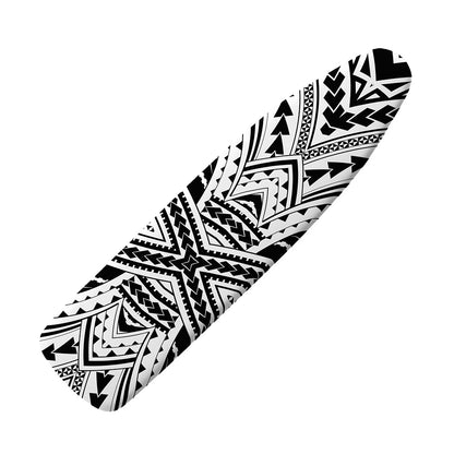 Black And White Maori Tribal Print Ironing Board Cover