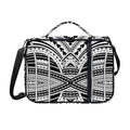 Black And White Maori Tribal Print Shoulder Strap Bible Bag