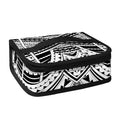 Black And White Maori Tribal Print Small Lunch Bag