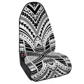 Black And White Maori Tribal Print Waterproof Car Seat Cover