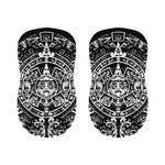 Black And White Maya Calendar Print Bar Stool Covers