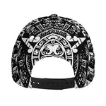 Black And White Maya Calendar Print Baseball Cap