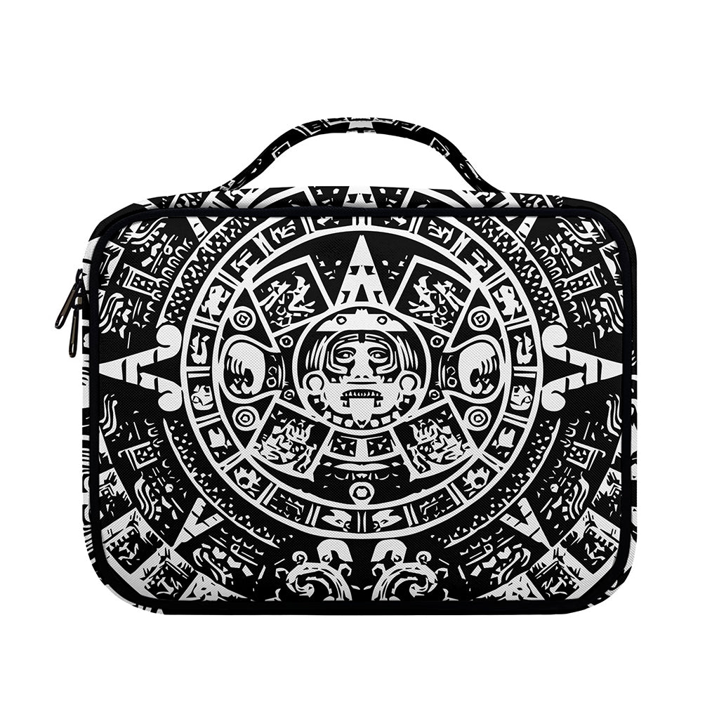 Black And White Maya Calendar Print Briefcase Bible Bag