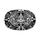 Black And White Maya Calendar Print Car Side Mirror Covers