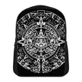 Black And White Maya Calendar Print Casual Backpack
