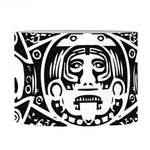 Black And White Maya Calendar Print Drum Lamp Shade