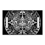 Black And White Maya Calendar Print Golf Cart Seat Cover