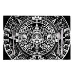 Black And White Maya Calendar Print Placemat