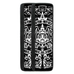 Black And White Maya Calendar Print Refrigerator Handle Covers