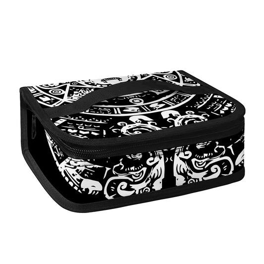 Black And White Maya Calendar Print Small Lunch Bag