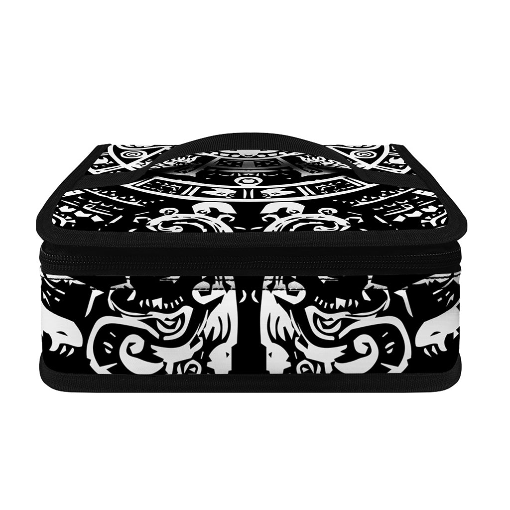 Black And White Maya Calendar Print Small Lunch Bag