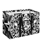 Black And White Maya Calendar Print Utility Tote Bag