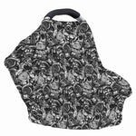 Black And White Mechanic Pattern Print Baby Seat Cover