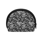 Black And White Mechanic Pattern Print Coin Purse