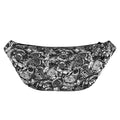 Black And White Mechanic Pattern Print Fanny Pack