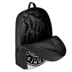 Black And White Mjolnir Print 17 Inch Backpack