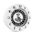 Black And White Mjolnir Print Alarm Clock