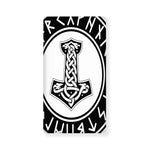 Black And White Mjolnir Print Baby Crib Sheet