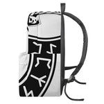 Black And White Mjolnir Print Backpack