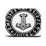 Black And White Mjolnir Print Bifold Wallet