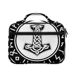 Black And White Mjolnir Print Briefcase Bible Bag