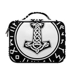 Black And White Mjolnir Print Briefcase Bible Bag