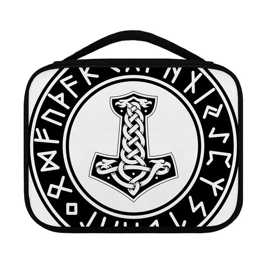 Black And White Mjolnir Print Classic Bible Case