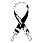 Black And White Mjolnir Print Dog Seat Belt