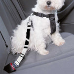Black And White Mjolnir Print Dog Seat Belt