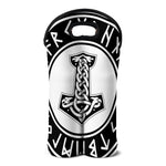 Black And White Mjolnir Print Double Neoprene Wine Tote