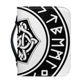 Black And White Mjolnir Print Leather Bible Cover