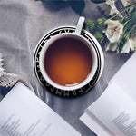 Black And White Mjolnir Print Leather Coaster Set