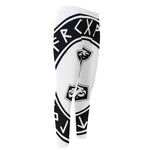 Black And White Mjolnir Print Men's Compression Pants