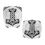 Black And White Mjolnir Print Office Chair Cover