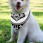 Black And White Mjolnir Print Over The Collar Dog Bandana