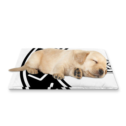 Black And White Mjolnir Print Pet Cooling Mat Cover