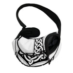 Black And White Mjolnir Print Pet Sling Carrier